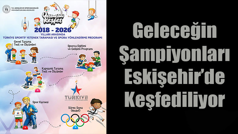 Eski�ehir�de 96 Bin ��renci Mercek Alt�nda: Sportif Yetenek Taramas� Tam Gaz