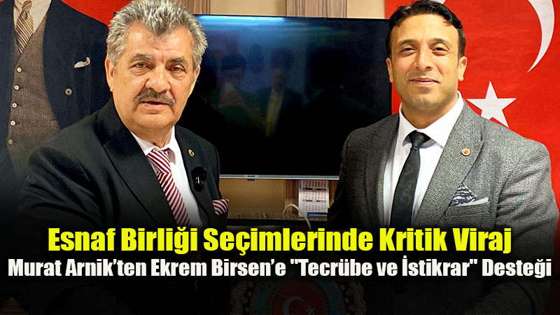 Eski�ehir Esnaf�nda Se�im Mesaisi: Lokantac�lar ve Kasaplar Odas� "Ekrem Birsen" Dedi