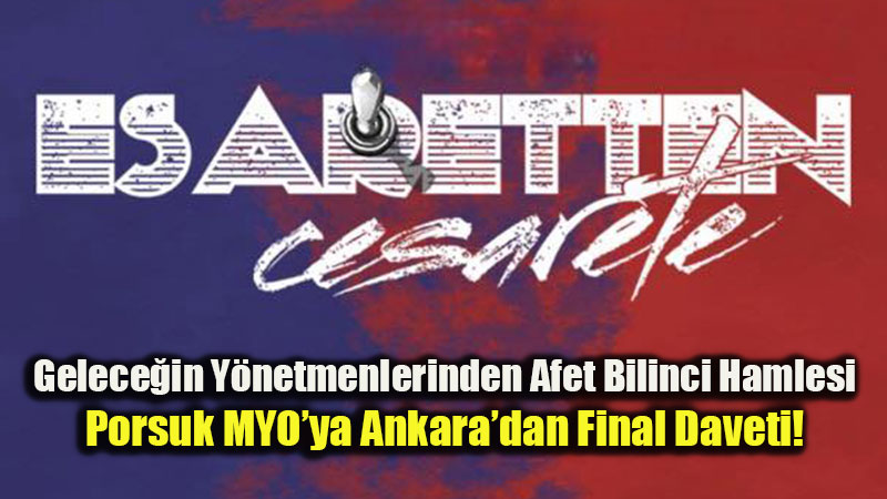 EST� Porsuk MYO Sinemada da �ddial�: �ki Film Birden Ankara�da Finale Kald�!