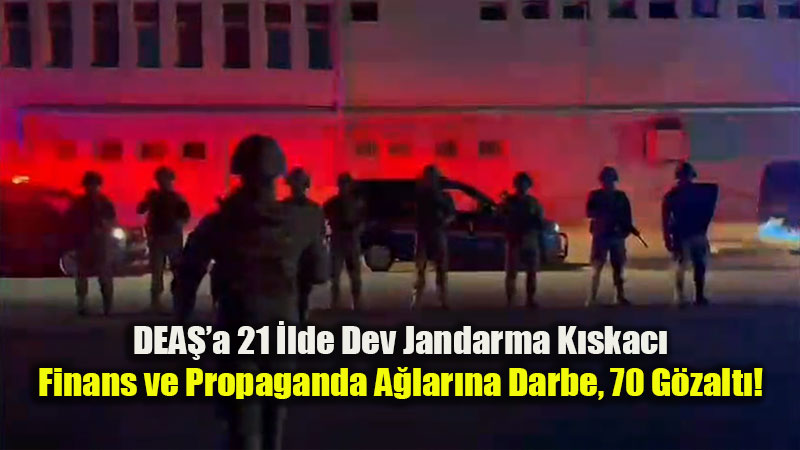 Eski�ehir Dahil 21 �lde E� Zamanl� DEA� Operasyonu: 70 ��pheli Yakaland�!