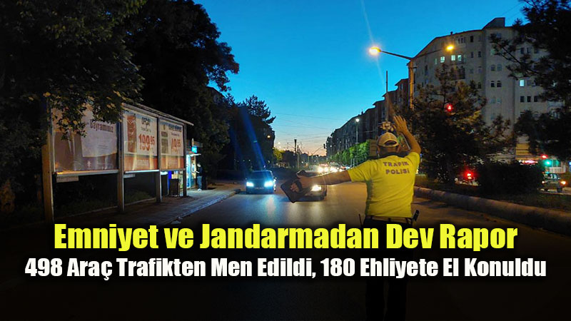Eski�ehir Trafi�inde S�k� Markaj: 6 Bin 910 S�r�c�ye Trafik Cezas� Yaz�ld�