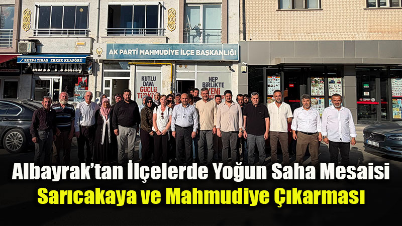 Ba�kan Albayrak’tan Sar�cakaya ve Mahmudiye ��karmas�!