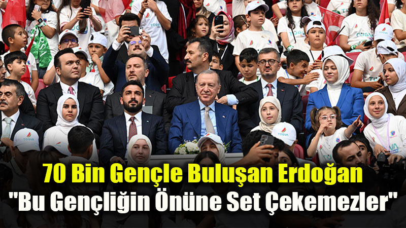 Cumhurba�kan� Erdo�an T�GVA Yaz Okullar� Finali�nde Gen�lerle Bulu�tu
