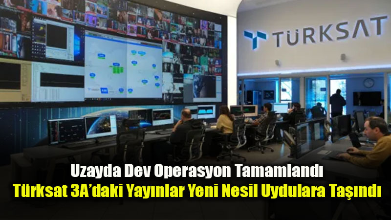 Uzayda Dev Operasyon: T�rksat 3A Yay�nlar� Yeni Nesil Uydulara Ba�ar�yla Ta��nd�