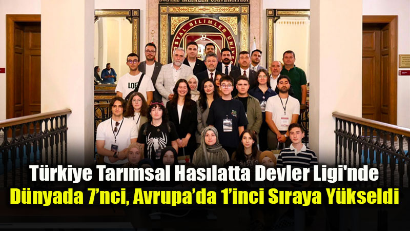 "Tar�m Bitti" �ddialar�na Bakan Yumakl�’dan Yan�t: 2025’te Tarihi Rekor Geldi
