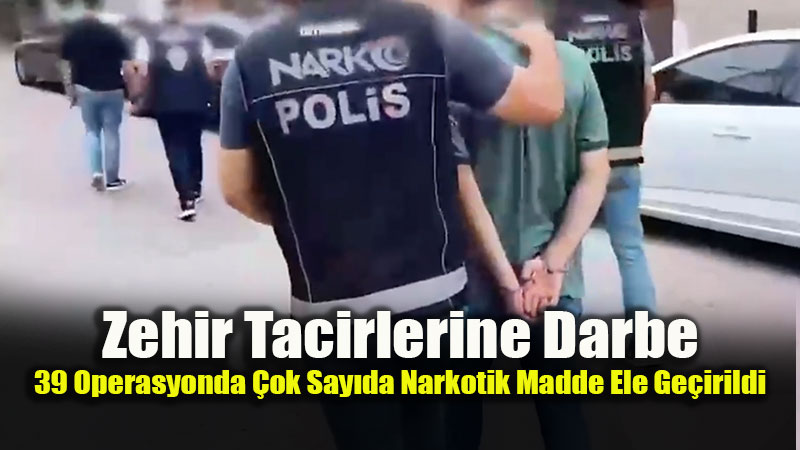 Eski�ehir�de Dev Narkotik Bilan�osu: 1 Haftada 43 ��pheliye Adli ��lem