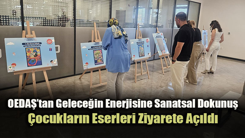 OEDA� �ocuklar�n Enerji Tasarrufu Temal� Eserlerini Sergiliyor