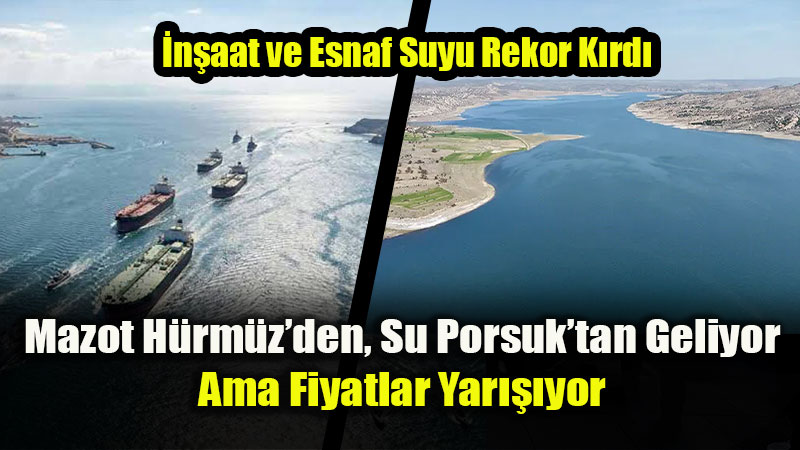 ESKݒden Her Ay Otomatik Zam Otomat�: Su Fiyatlar� Akaryak�tla Yar��ta!