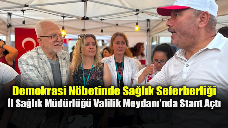 15 Temmuz Anma Program�nda Sa�l�k Bilinci ve Fark�ndal�k �al��malar�yla Yer Ald�